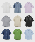 [SET](데님+코튼 선택) 오버핏 반팔 셔츠 3종