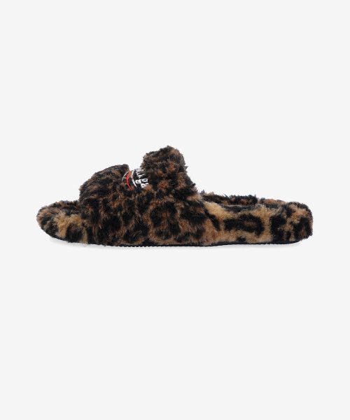 Women's fur hot sale slide sandals