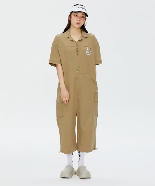 90s  Equipment ジャンプスーツ　オールインワン MUSINSA公式 | LIFEWORK レディース オールインワン 9部ジャンプスーツ