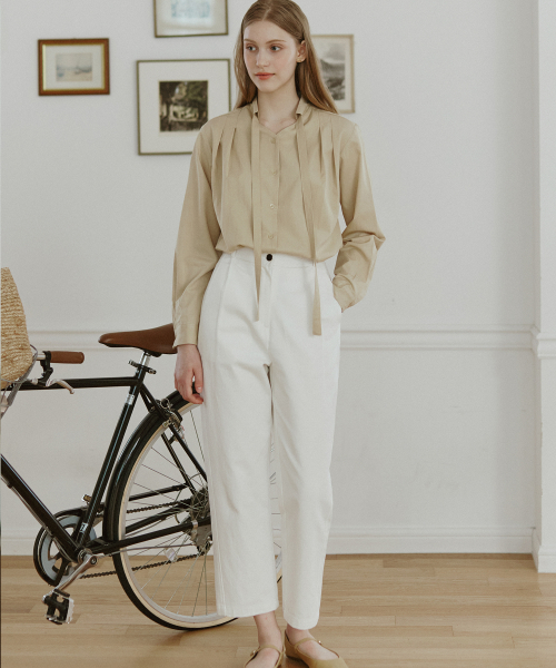 Tomboy Cotton pants- Off White