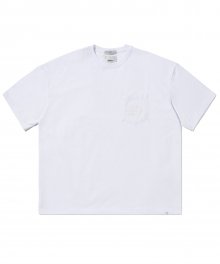 Embroidery Pocket T-Shirt White