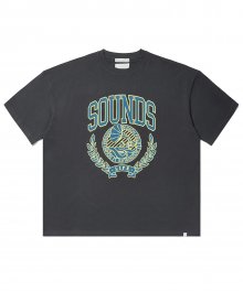 Sounds Graphic T-Shirt Charcoal