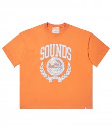 Sounds Graphic T-Shirt Orange
