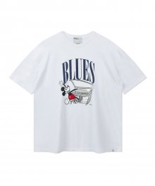 Mickey Blues T-Shirt White