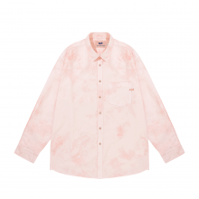 TIE-DYE WASHED SHIRTS (CORAL)