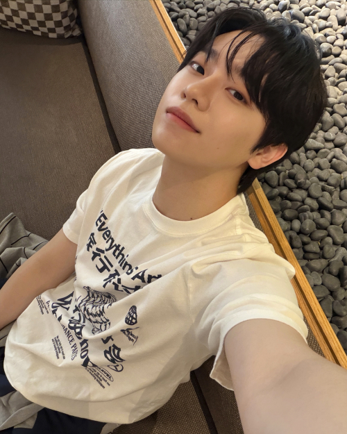 트래블(travel) 디스코 피그먼트 반팔티 크림