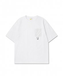[하이드아웃X토레스] 캠프 오버핏 티셔츠 (White)
