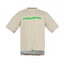 PHENOMENON 프랙처드 로고 티셔츠 MHTDSJA03IG
