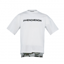 PHENOMENON 프랙처드 로고 티셔츠 MHTDSJA03WT
