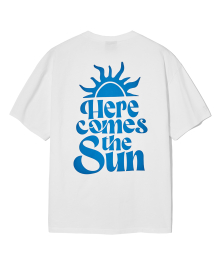 (W) HERE COMES THE SUN T-SHIRTS (WHITE) [LRRMCTA338M]