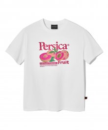 (W) PERSICA PEACHES T-SHIRTS (WHITE) [LRRMCTA339M]