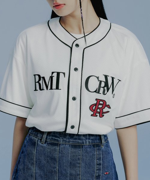 로맨틱크라운(ROMANTIC CROWN) 베이스볼 클럽 져지_화이트 - 61,200 | 무신사 스토어