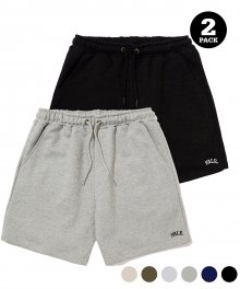 [2PACK] [ONEMILE WEAR] SMALL ARCH SWEAT SHORTS + SHORT