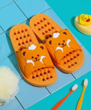 위글위글(WIGGLE WIGGLE) 욕실 슬리퍼 - Bubble Bear