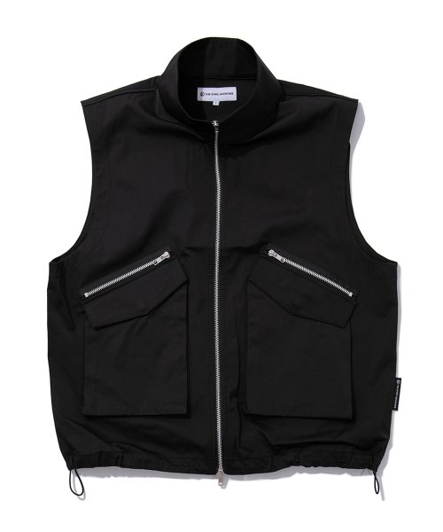 Poly Cotton Vest (Black)