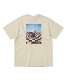 Chess Tee Pale Lime