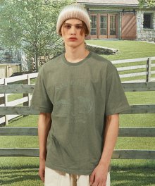 PIGMENT COW T-SHIRT KHAKI