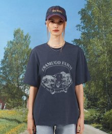 PIGMENT FARM T-SHIRT BLUE