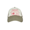 WEB LOGO MESH CAP - [OLIVE/BEIGE]