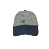 WEB LOGO 5 PANNEL BALL CAP - [GREY/NAVY]