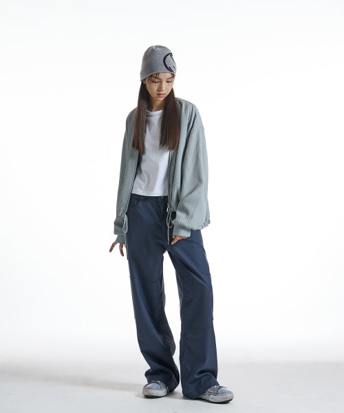 아이돈워너셀(idontwannasell) STRAP PANEL TROUSER CHARCOAL