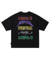 Five Color AJO Logos T-Shirt [BLACK]