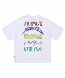 Five Color AJO Logos T-Shirt [WHITE]