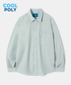S92 Poly Shirt  Frosty Green