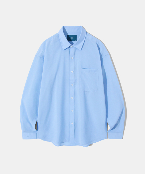 [ COOL POLY] S92 Poly Shirt Sky Blue