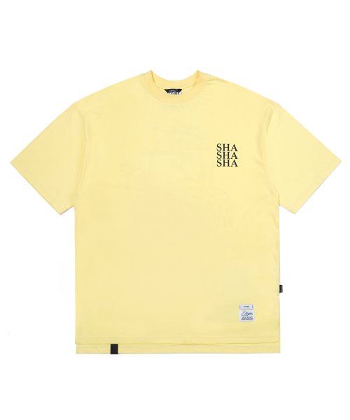 스티그마(STIGMA) 23 SHA OVERSIZED T-SHIRTS YELLOW - 사이즈