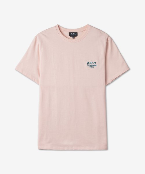 뉴 레이몬드 반소매 티셔츠 - 페일 핑크 / COEZCH26247FAB