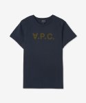 아페쎄(A.P.C.) 여성 VPC 비콜로르 반소매 티셔츠 - 마린:카키 / COBQXF26213TIS