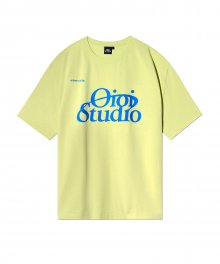 루프 로고 티셔츠_레몬