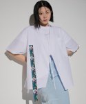 꼬마크(CCOMAQUE) 자락장식셔츠 RM23A151