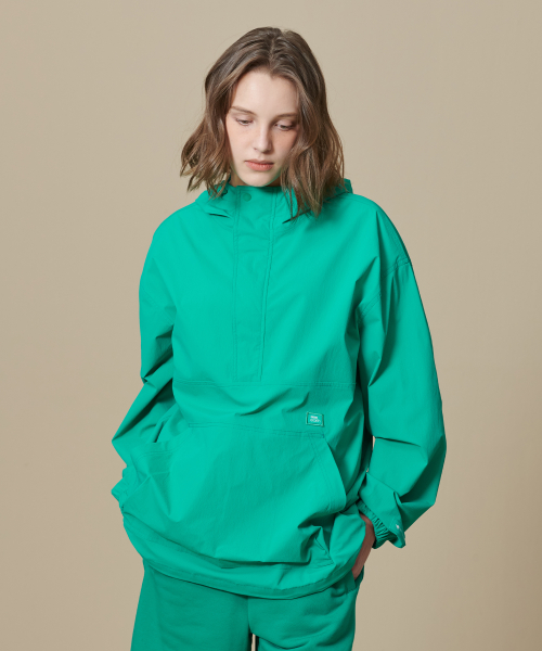 Базовый анорак с капюшоном_Green