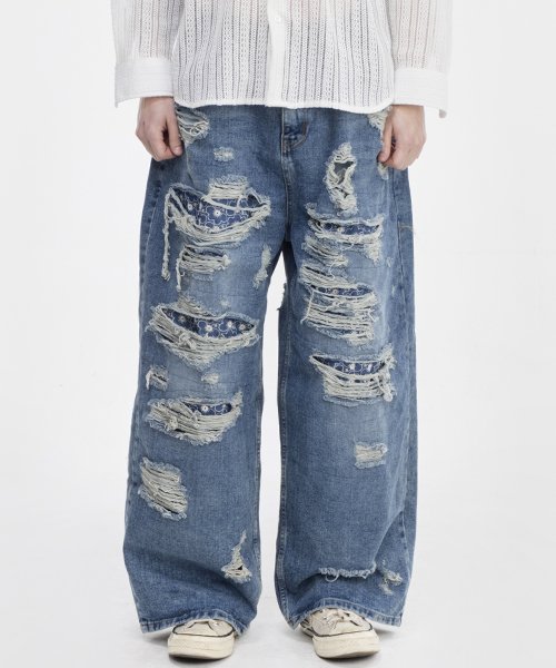 Destroyed deals mens jeans