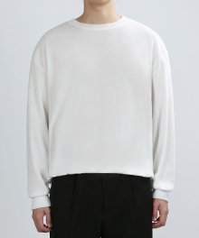 TERRY COMFORT SWEAT KNIT (WHITE)