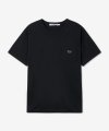 남성 네이비 폭스 패치 클래식 포켓 반소매 티셔츠 - 블랙 / HM00136KJ0008P199