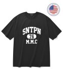 세인트페인(SAINTPAIN) SP SNTPN 로고 티셔츠-블랙 화이트
