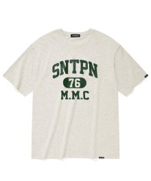 SP SNTPN 로고 티셔츠-오트밀 그린