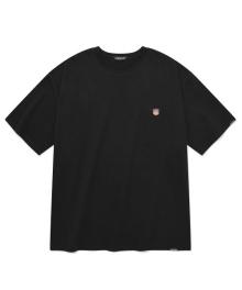 SP 세인트 스몰 로고 티셔츠-블랙