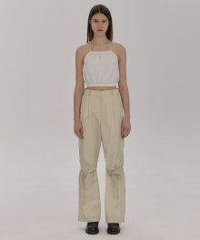 STRING WIDE PANTS [BUTTER]