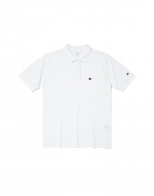 [ASIA] 피케조직 폴로 티셔츠 (WHITE) CKTS3E016WT