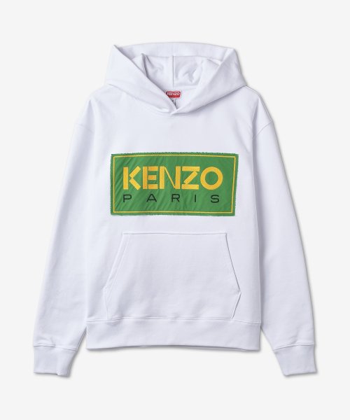 MUSINSA KENZO Paris Hooded Sweatshirt White FD55SW4484ME01