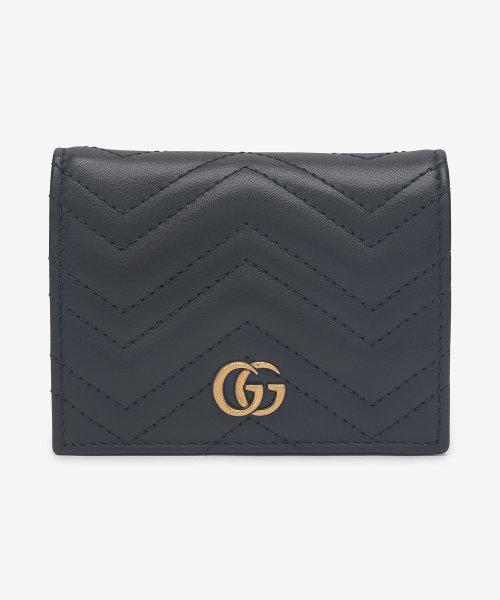 여성 GG 마몬트 카드 케이스 지갑 - 블랙 / 466492DTD1T1000