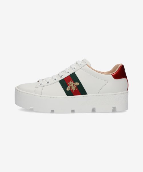 Gucci ace cheap platform sneakers