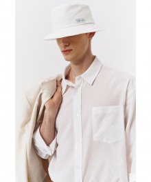 UNISEX  COTTON BUCKET HAT OFF WHITE_M_UDHE3E102OW