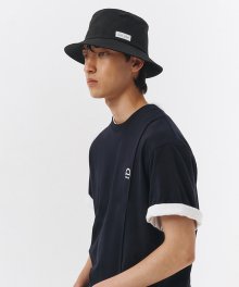 UNISEX  COTTON BUCKET HAT BLACK_M_UDHE3E102BK