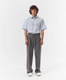 LOUNGE WOOL SLACKS MELANGE GREY_M_UDPA3B326G2