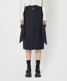 [여성] Tied-up Midi Skirt_R0KAM23108NYX